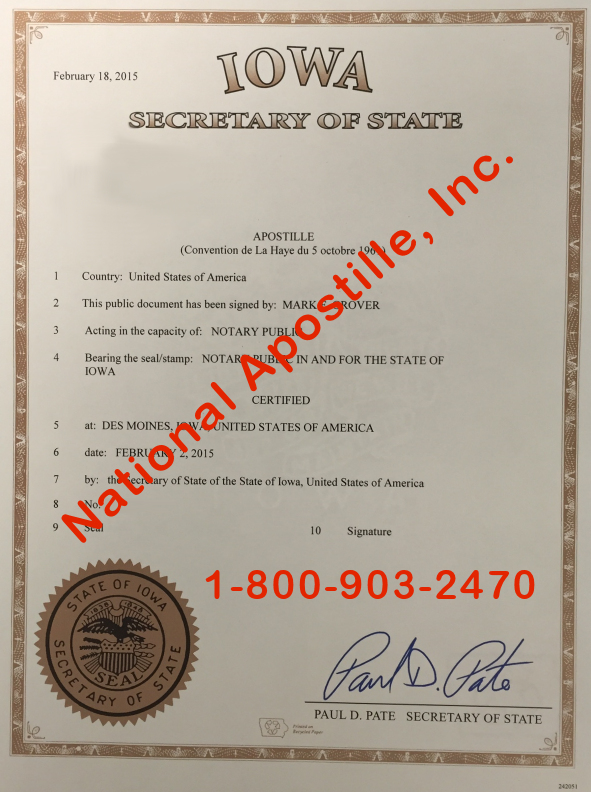 Houston Texas Apostille